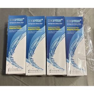 ICEPURE RWF6700A Refrigerator Water Filter Replacement 4-Pack RWF6700A-S New